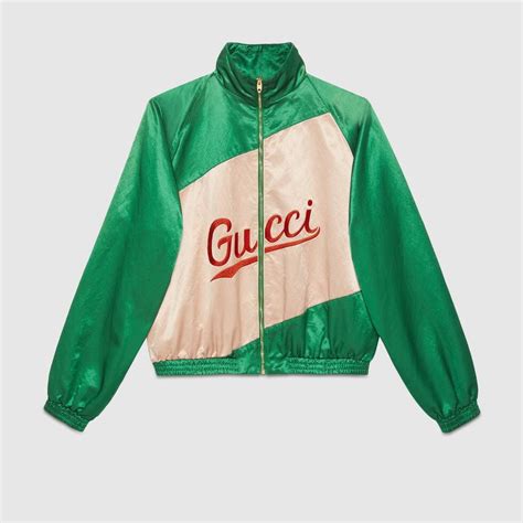 silk and viscose jacket gucci|GUCCI Women's Designer Winter Jackets .